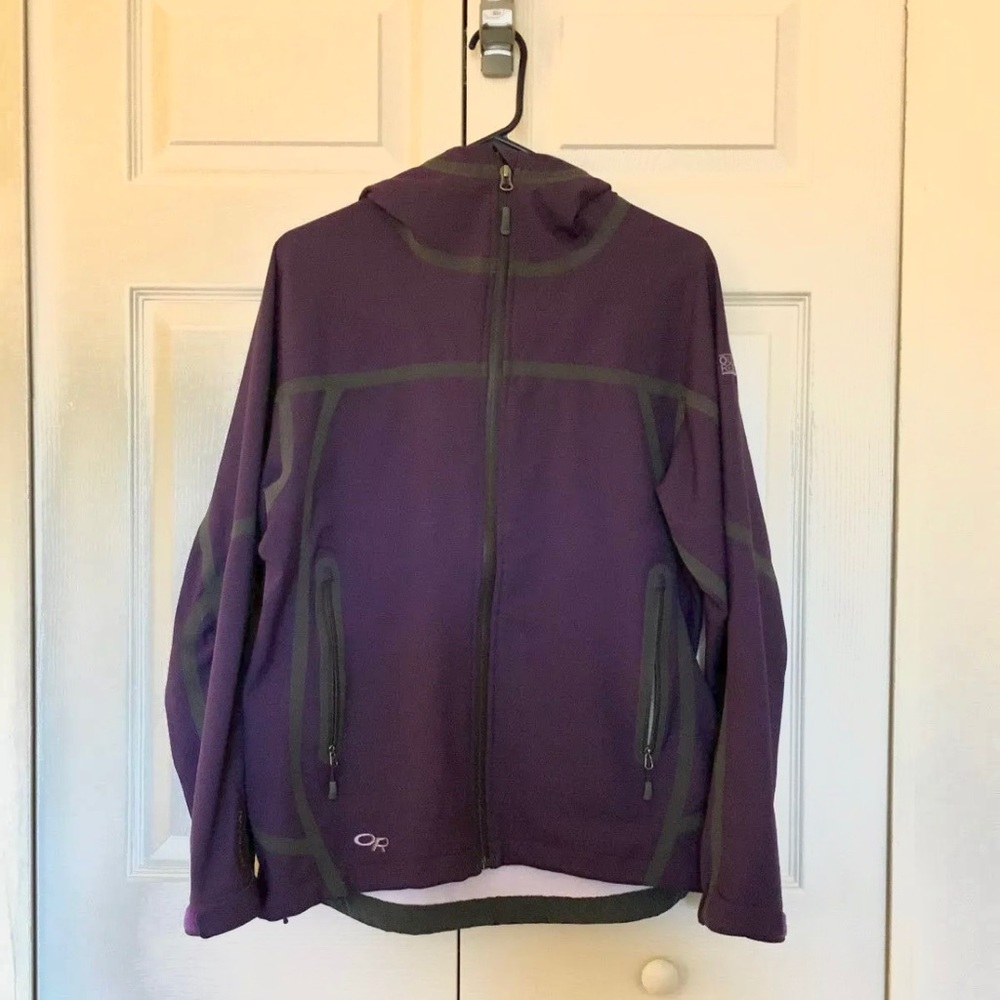 Outdoor Research Women's L Purple Mithril Jacket